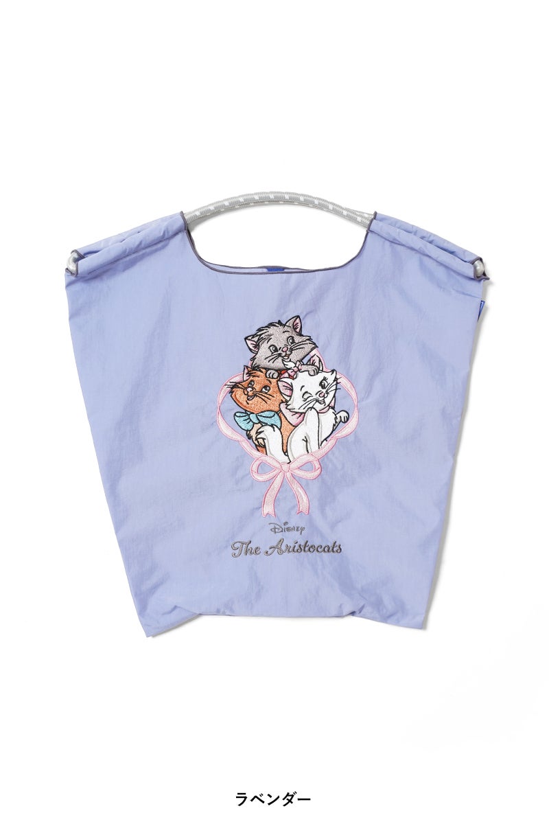 Ball & Chain(ボールアンドチェーン) DISNEY THE Aristocats Ribbon(M) ディズニー おしゃれキャットリボン マリー ベルリオーズ トゥルーズ ショッピングバック トートバッグ 324010