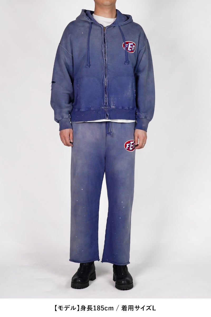 BOWWOW(バウワウ) FER MOTORSPORT SWEAT PANTS AGED モータースポーツスウェットパンツ エイジド BW261-FMSSP 