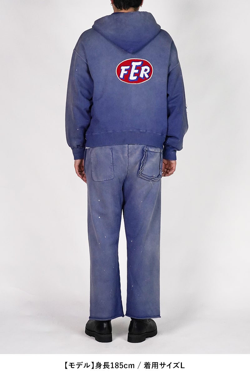 BOWWOW(バウワウ) FER MOTORSPORT SWEAT PANTS AGED モータースポーツスウェットパンツ エイジド BW261-FMSSP 