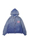BOWWOW(バウワウ) FER MOTORSPORT ZIP HOODIE AGED モータースポーツジップフーディー エイジド BW261-FMSZH