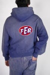 BOWWOW(バウワウ) FER MOTORSPORT ZIP HOODIE AGED モータースポーツジップフーディー エイジド BW261-FMSZH