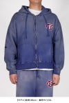 BOWWOW(バウワウ) FER MOTORSPORT ZIP HOODIE AGED モータースポーツジップフーディー エイジド BW261-FMSZH