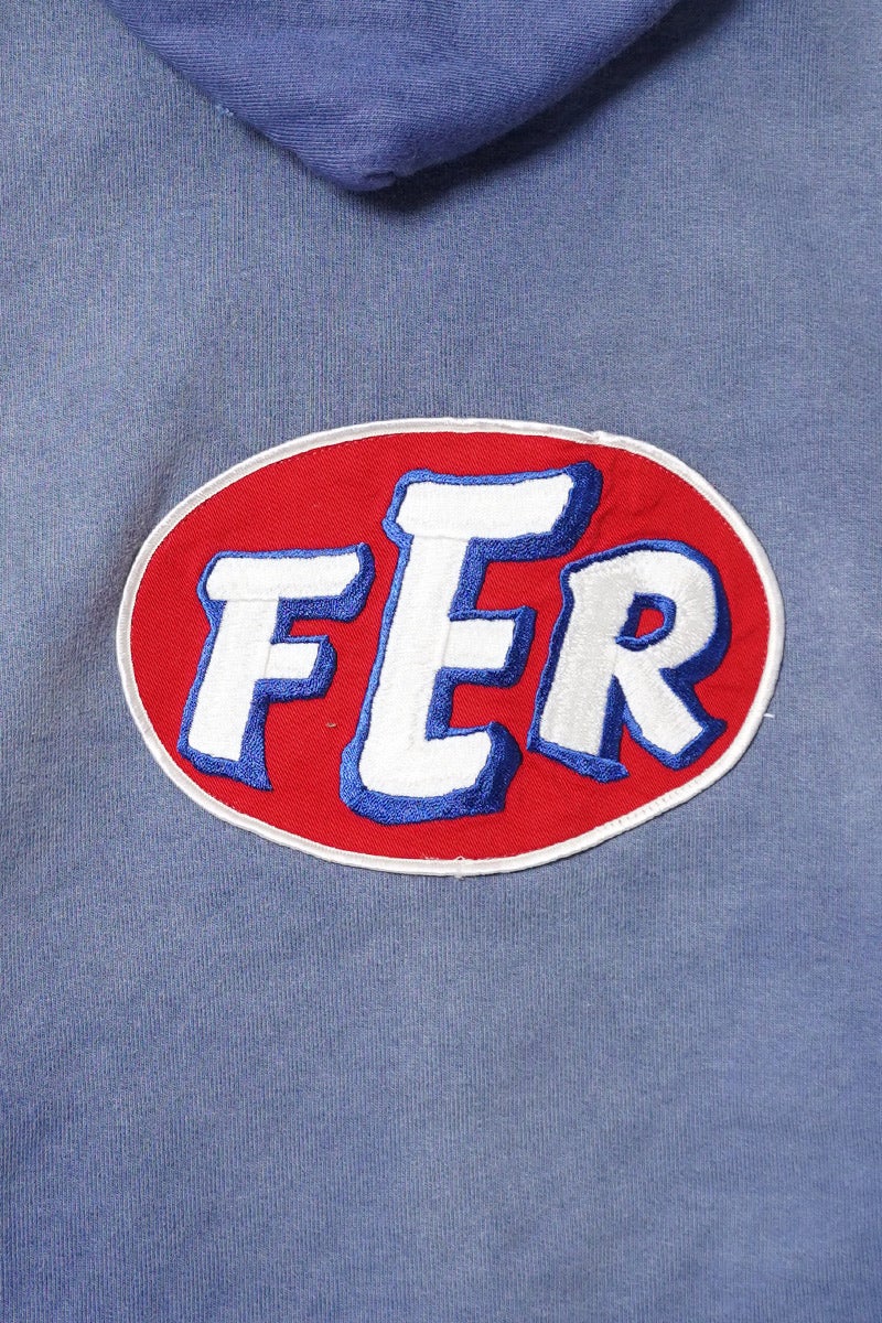 BOWWOW(バウワウ) FER MOTORSPORT ZIP HOODIE AGED モータースポーツジップフーディー エイジド BW261-FMSZH