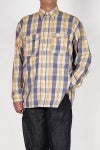 BOWWOW(バウワウ) UNIQUE POCKET CHECKED FLANNEL SHIRT AGED ユニークポケットチェックフランネルシャツ エイジド BW261-UPFSA