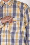 BOWWOW(バウワウ) UNIQUE POCKET CHECKED FLANNEL SHIRT AGED ユニークポケットチェックフランネルシャツ エイジド BW261-UPFSA