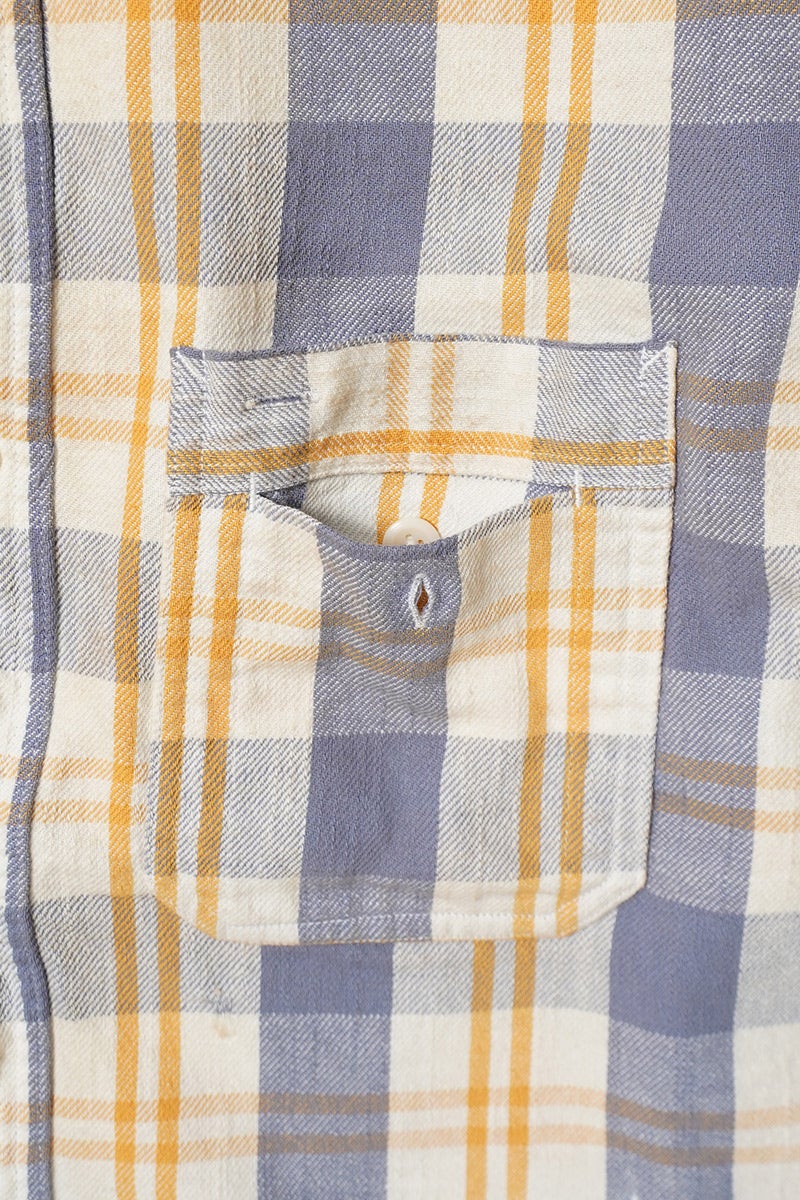 BOWWOW(バウワウ) UNIQUE POCKET CHECKED FLANNEL SHIRT AGED ユニークポケットチェックフランネルシャツ エイジド BW261-UPFSA