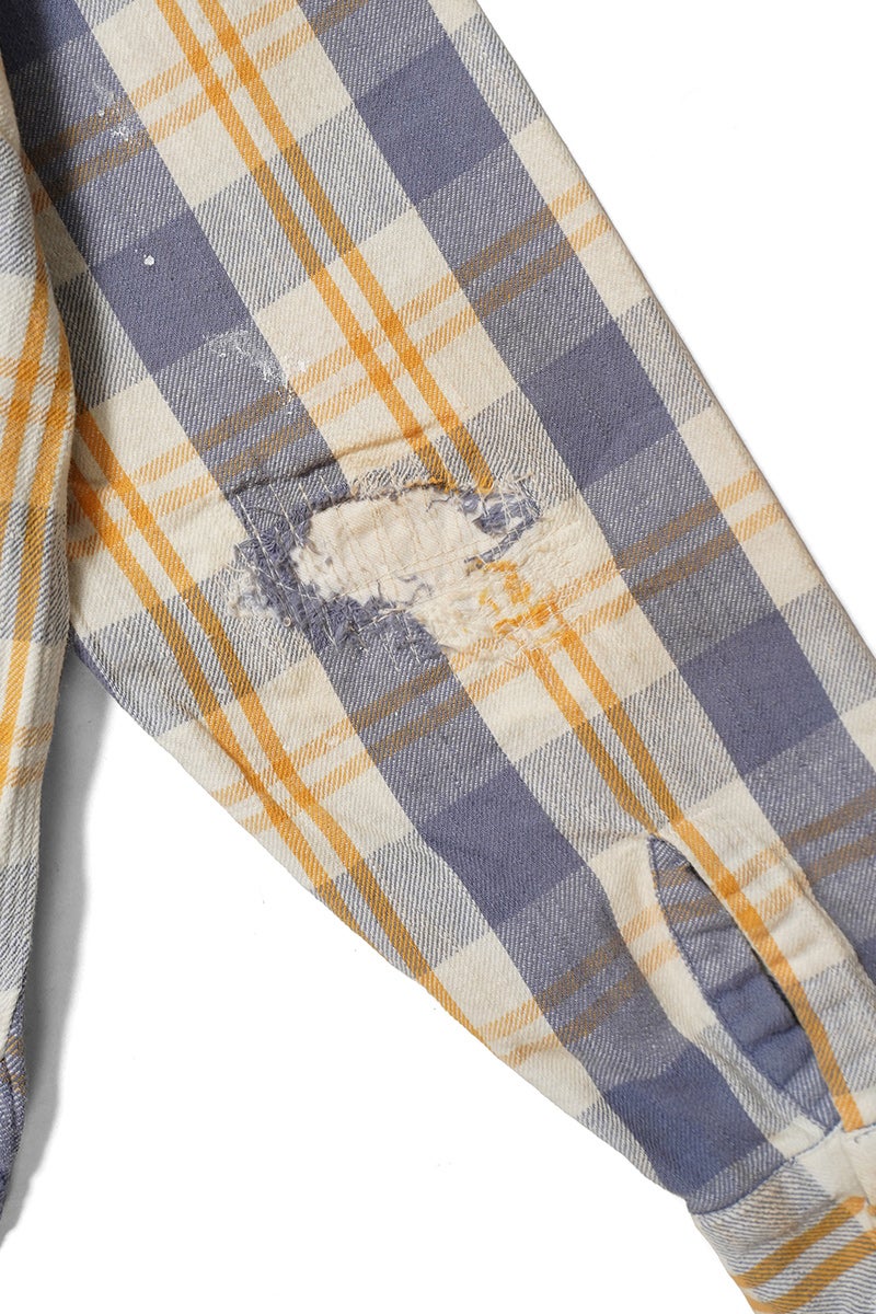 BOWWOW(バウワウ) UNIQUE POCKET CHECKED FLANNEL SHIRT AGED ユニークポケットチェックフランネルシャツ エイジド BW261-UPFSA