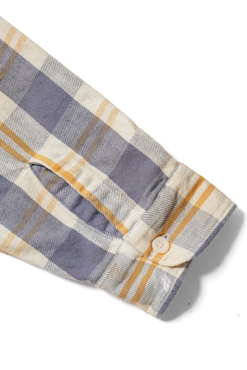 BOWWOW(バウワウ) UNIQUE POCKET CHECKED FLANNEL SHIRT AGED ユニークポケットチェックフランネルシャツ エイジド BW261-UPFSA