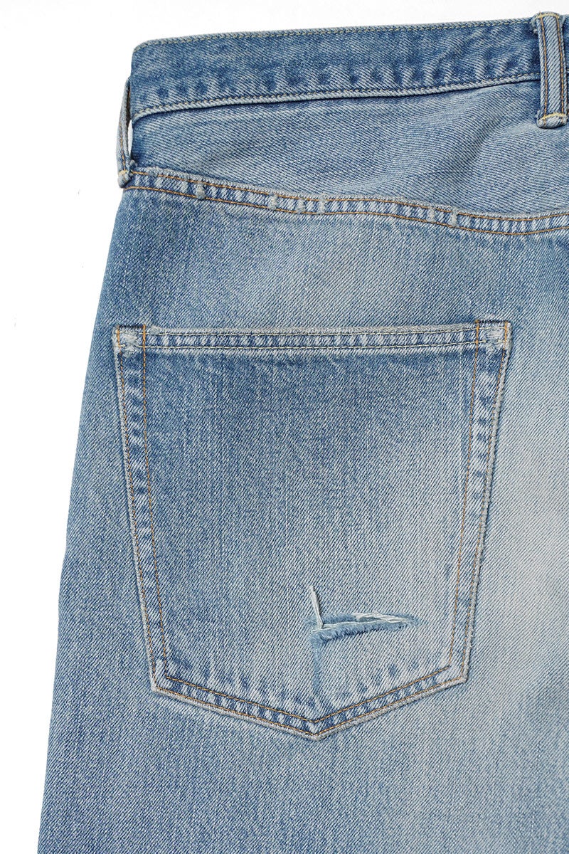 visvim(ビズビム) SOCIAL SCULPTURE 01 EX WIDE DMGD-43 ソーシャルスカルプチャー エクストラワイド 5ポケットデニムパンツ 0126105005007