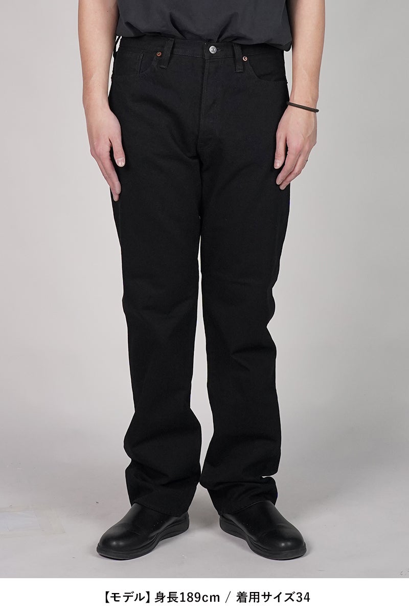 SAINT Mxxxxxx(セントマイケル) SM-MK8-0000-077 / BLACK DENIM PANTS STRAIGHT / BLACK ブラックデニムストレートパンツ