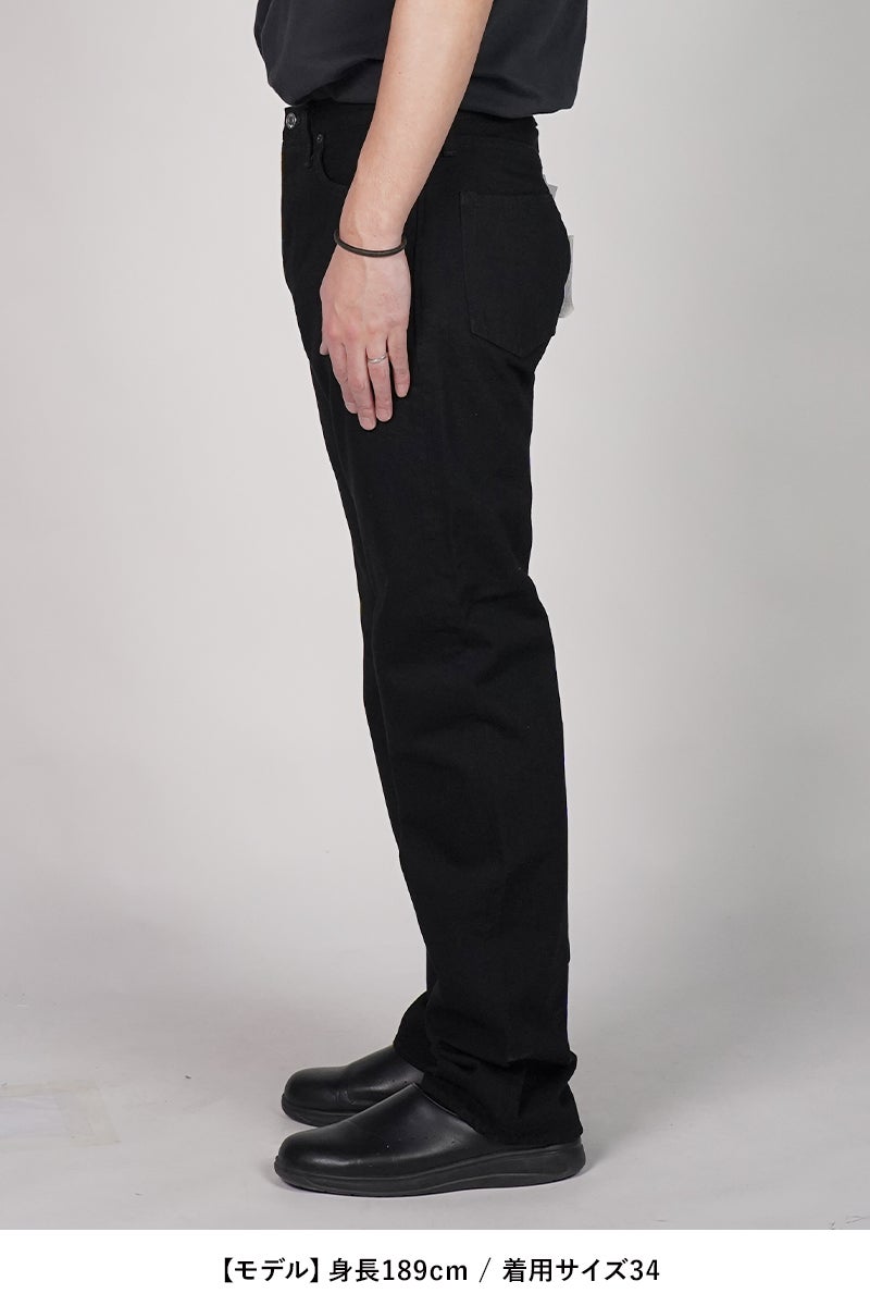 SAINT Mxxxxxx(セントマイケル) SM-MK8-0000-077 / BLACK DENIM PANTS STRAIGHT / BLACK ブラックデニムストレートパンツ