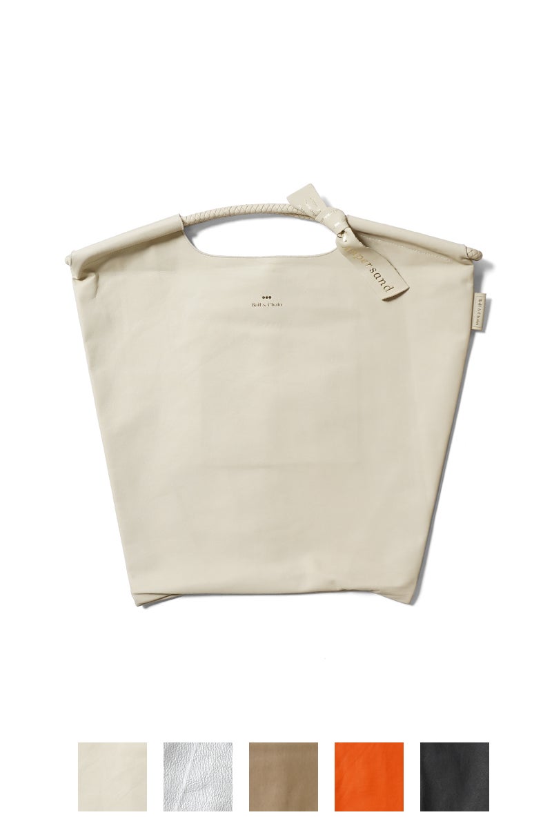  Ball & Chain(ボールアンドチェーン) × Ampersand(アンパサンド) WL BandC ウォッシャブルレザー トートバッグ 380001