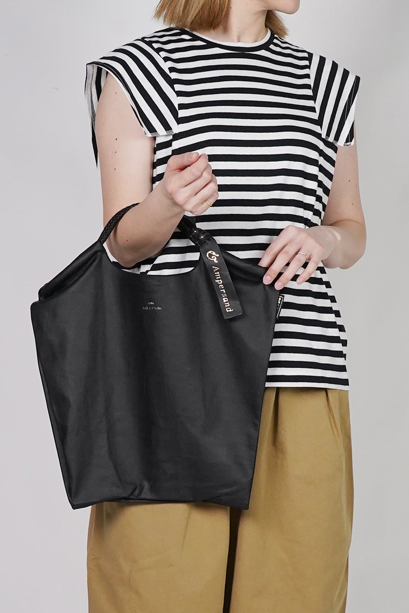  Ball & Chain(ボールアンドチェーン) × Ampersand(アンパサンド) WL BandC ウォッシャブルレザー トートバッグ 380001