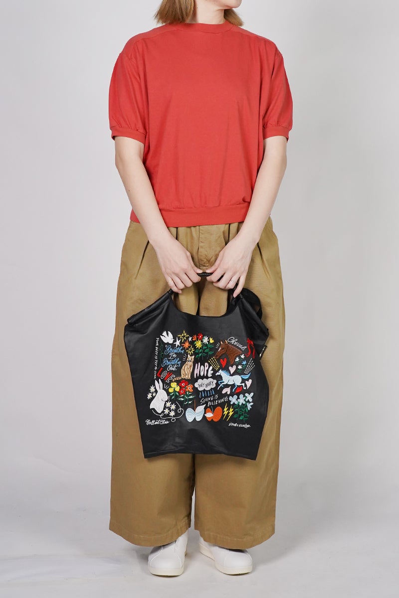 Ball & Chain(ボールアンドチェーン) × Ampersand(アンパサンド) WL S.HOPE ウォッシャブルレザー セキネホープ ショッピングバック トートバッグ 380005