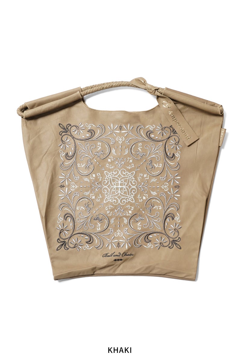 Ball & Chain(ボールアンドチェーン) × Ampersand(アンパサンド) WL D.HORSE ウォッシャブルレザー ダマスクホース 380007