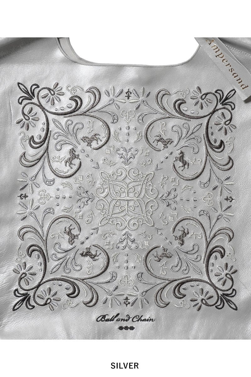 Ball & Chain(ボールアンドチェーン) × Ampersand(アンパサンド) WL D.HORSE ウォッシャブルレザー ダマスクホース 380007