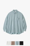 Graphpaper(グラフペーパー) Silicon Poplin Oversized Regular Collar Shirt シリコンポプリンレギュラーカラーシャツ GM261-50180