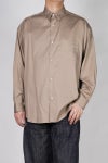 Graphpaper(グラフペーパー) Silicon Poplin Oversized Regular Collar Shirt シリコンポプリンレギュラーカラーシャツ GM261-50180