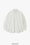 Graphpaper(グラフペーパー) Silicon Poplin Oversized Regular Collar Shirt シリコンポプリンレギュラーカラーシャツ GM261-50180