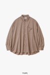 Graphpaper(グラフペーパー) Silicon Poplin Oversized Regular Collar Shirt シリコンポプリンレギュラーカラーシャツ GM261-50180