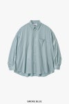 Graphpaper(グラフペーパー) Silicon Poplin Oversized Regular Collar Shirt シリコンポプリンレギュラーカラーシャツ GM261-50180