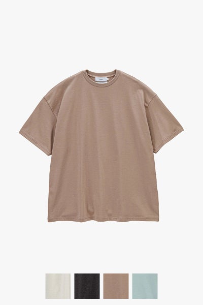 Graphpaper(グラフペーパー) Tri Spun Cotton S/S Oversized Tee トリスパンコットン半袖オバーサイズTシャツ GM261-70351