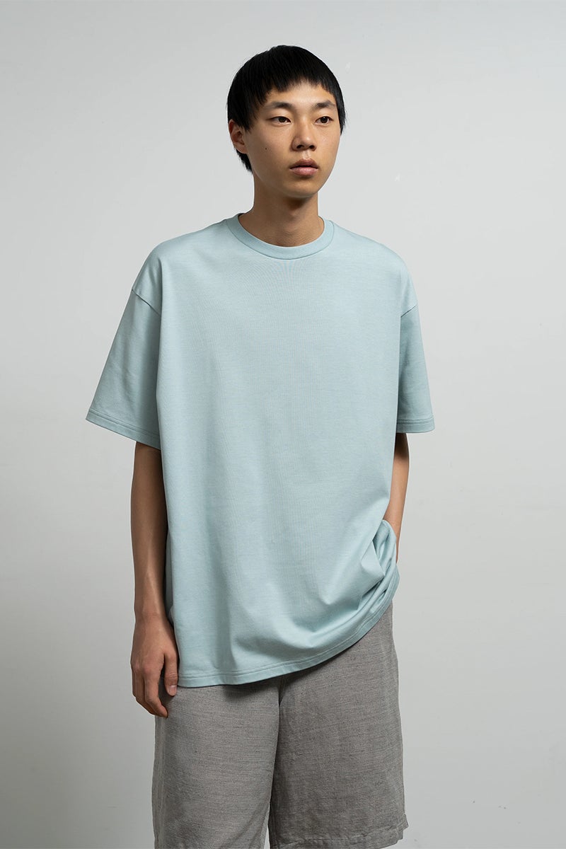 Graphpaper(グラフペーパー) Tri Spun Cotton S/S Oversized Tee トリスパンコットン半袖オバーサイズTシャツ GM261-70351