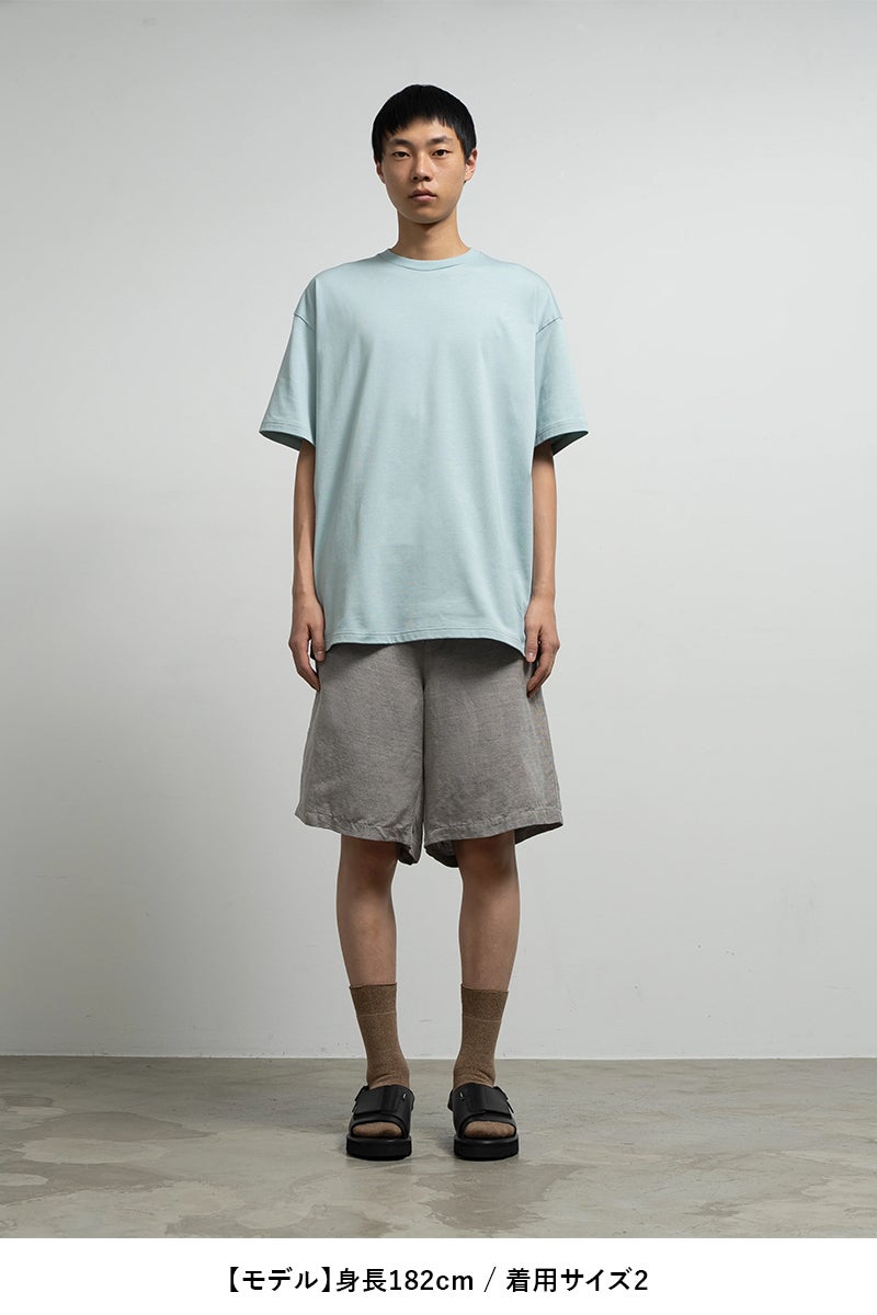 Graphpaper(グラフペーパー) Tri Spun Cotton S/S Oversized Tee トリスパンコットン半袖オバーサイズTシャツ GM261-70351