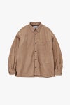 Graphpaper(グラフペーパー) Cow Nubuck Leather L/S Oversized Regular Collar Shirt カウヌバックレザー長袖オバーサイズレギュラーカラーシャツ GU261-50406
