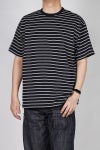 Graphpaper(グラフペーパー) Tri Spun Border S/S Tee トリスパンボーダー半袖Tシャツ GU261-70120B
