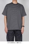 Graphpaper(グラフペーパー) Tri Spun Border S/S Tee トリスパンボーダー半袖Tシャツ GU261-70120B
