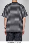 Graphpaper(グラフペーパー) Tri Spun Border S/S Tee トリスパンボーダー半袖Tシャツ GU261-70120B
