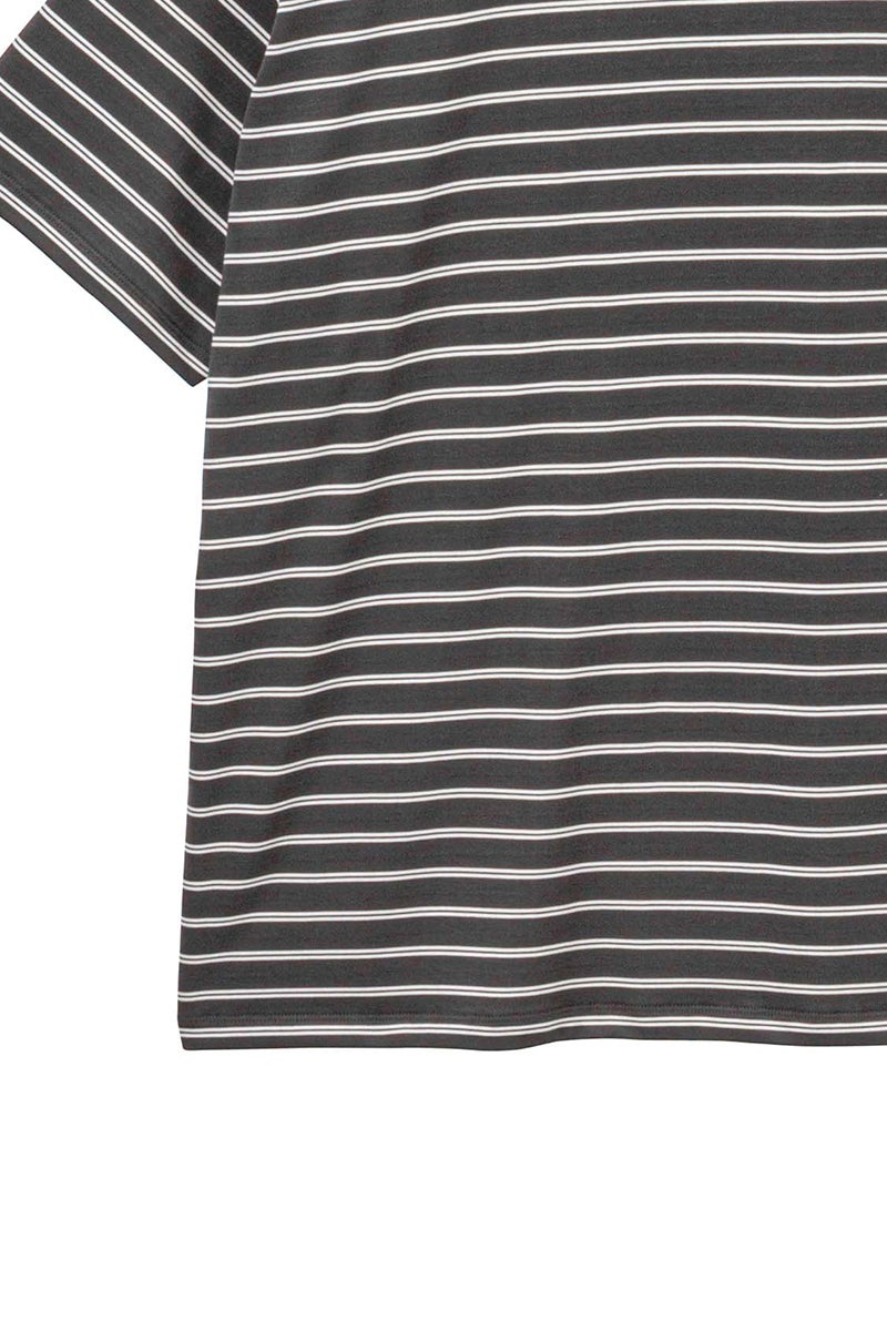 Graphpaper(グラフペーパー) Tri Spun Border S/S Tee トリスパンボーダー半袖Tシャツ GU261-70120B