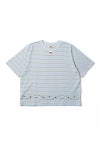 DAIRIKU(ダイリク) "Waist Studs" Border H-S Tee ウエストスタッズ ボーダーTシャツ 26SS C3