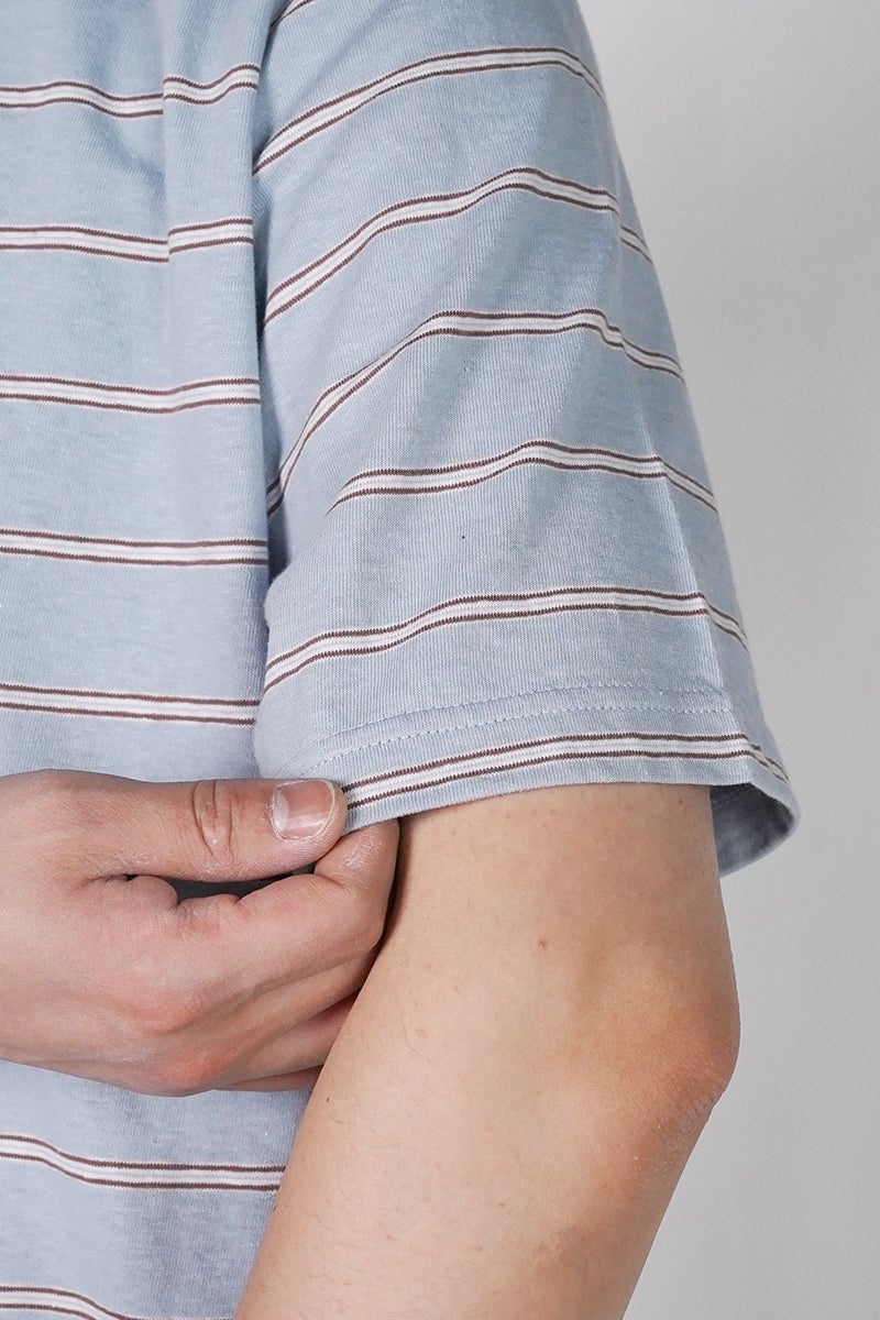 DAIRIKU(ダイリク) "Waist Studs" Border H-S Tee ウエストスタッズ ボーダーTシャツ 26SS C3