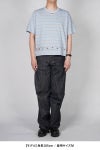 DAIRIKU(ダイリク) "Waist Studs" Border H-S Tee ウエストスタッズ ボーダーTシャツ 26SS C3