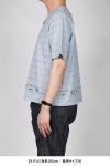DAIRIKU(ダイリク) "Waist Studs" Border H-S Tee ウエストスタッズ ボーダーTシャツ 26SS C3