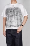 DAIRIKU(ダイリク) "Matt" Transfer Print Fancy Dobby H-S Tag Tee マット トランスファープリントファンシードビータグTシャツ 26SS C7