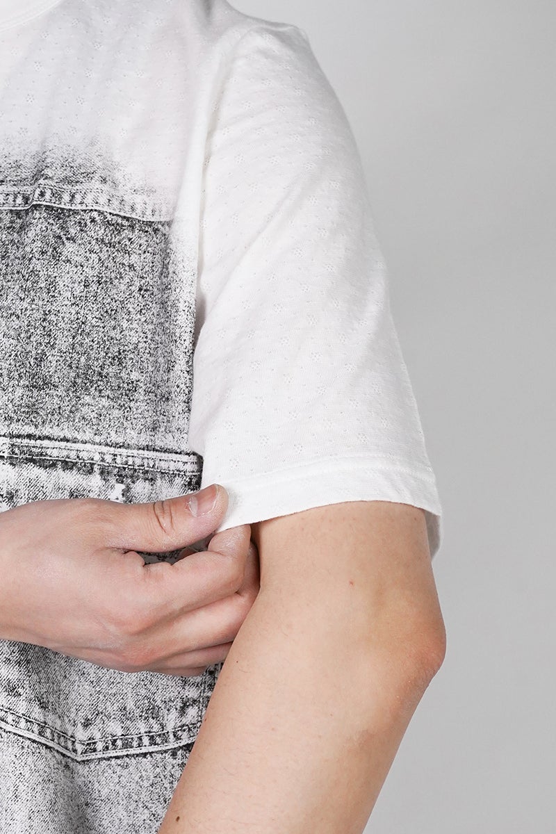 DAIRIKU(ダイリク) "Matt" Transfer Print Fancy Dobby H-S Tag Tee マット トランスファープリントファンシードビータグTシャツ 26SS C7