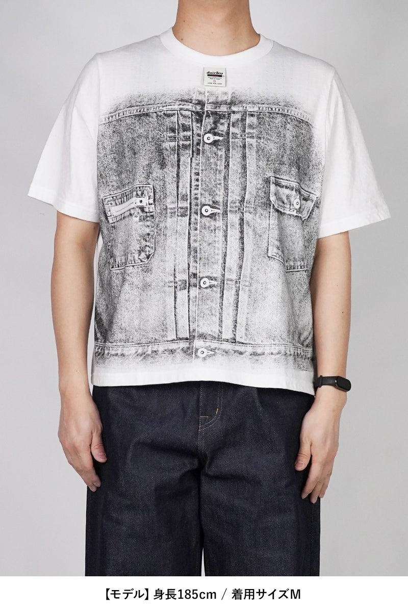 DAIRIKU(ダイリク) "Matt" Transfer Print Fancy Dobby H-S Tag Tee マット トランスファープリントファンシードビータグTシャツ 26SS C7