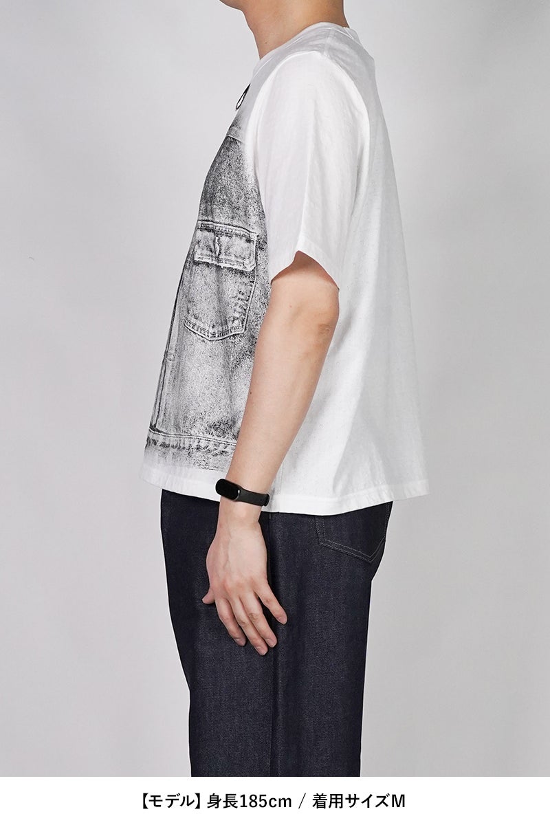 DAIRIKU(ダイリク) "Matt" Transfer Print Fancy Dobby H-S Tag Tee マット トランスファープリントファンシードビータグTシャツ 26SS C7