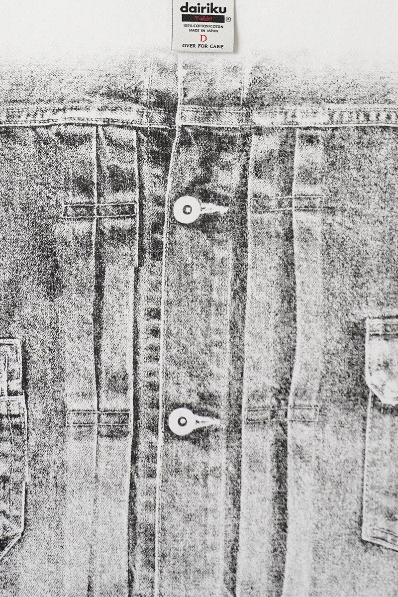 DAIRIKU(ダイリク) "Matt" Transfer Print Fancy Dobby H-S Tag Tee マット トランスファープリントファンシードビータグTシャツ 26SS C7