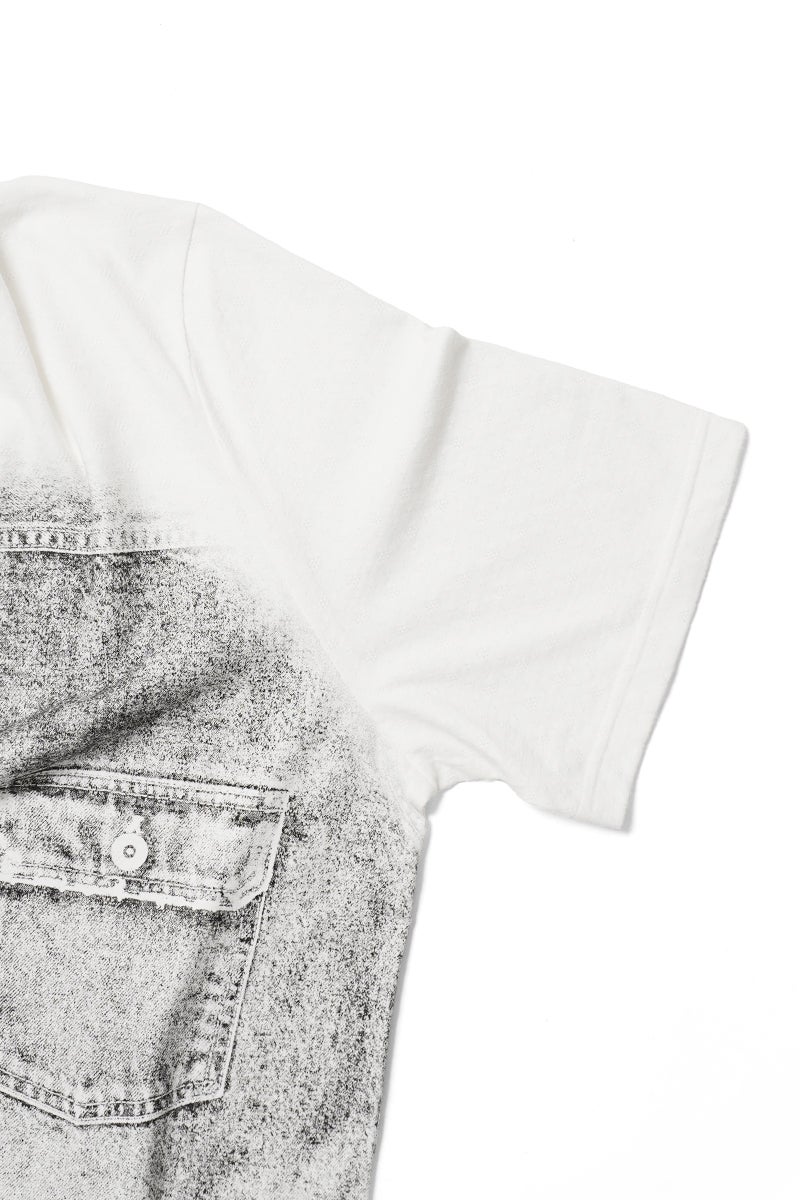 DAIRIKU(ダイリク) "Matt" Transfer Print Fancy Dobby H-S Tag Tee マット トランスファープリントファンシードビータグTシャツ 26SS C7