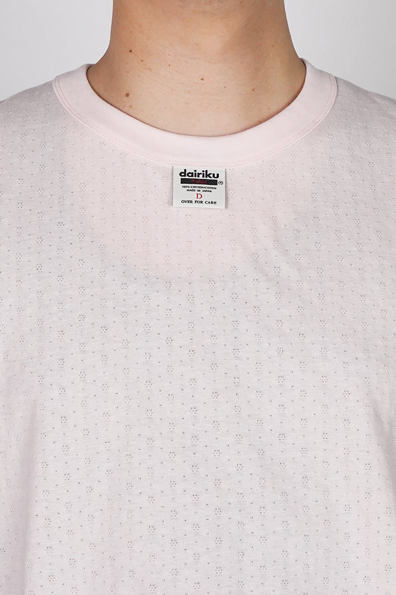 DAIRIKU(ダイリク) "Ripley" Fancy Dobby H-S Tag Tee リプリー ファンシードビータグTシャツ 26SS C9