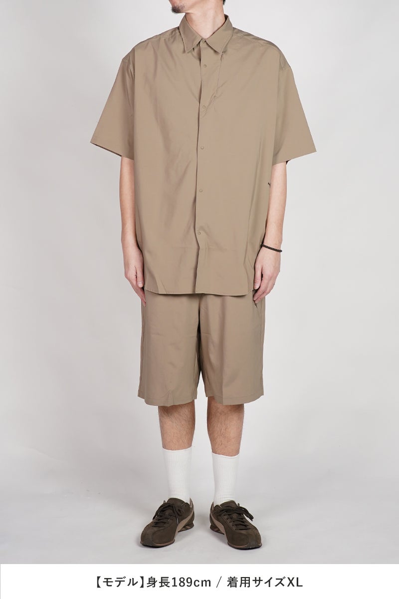 PROJECT PUMA PLUS.(プロジェクトプーマプラス) PUMA OVERSIZED SS SHIRT オーバーサイズ半袖シャツ 638057