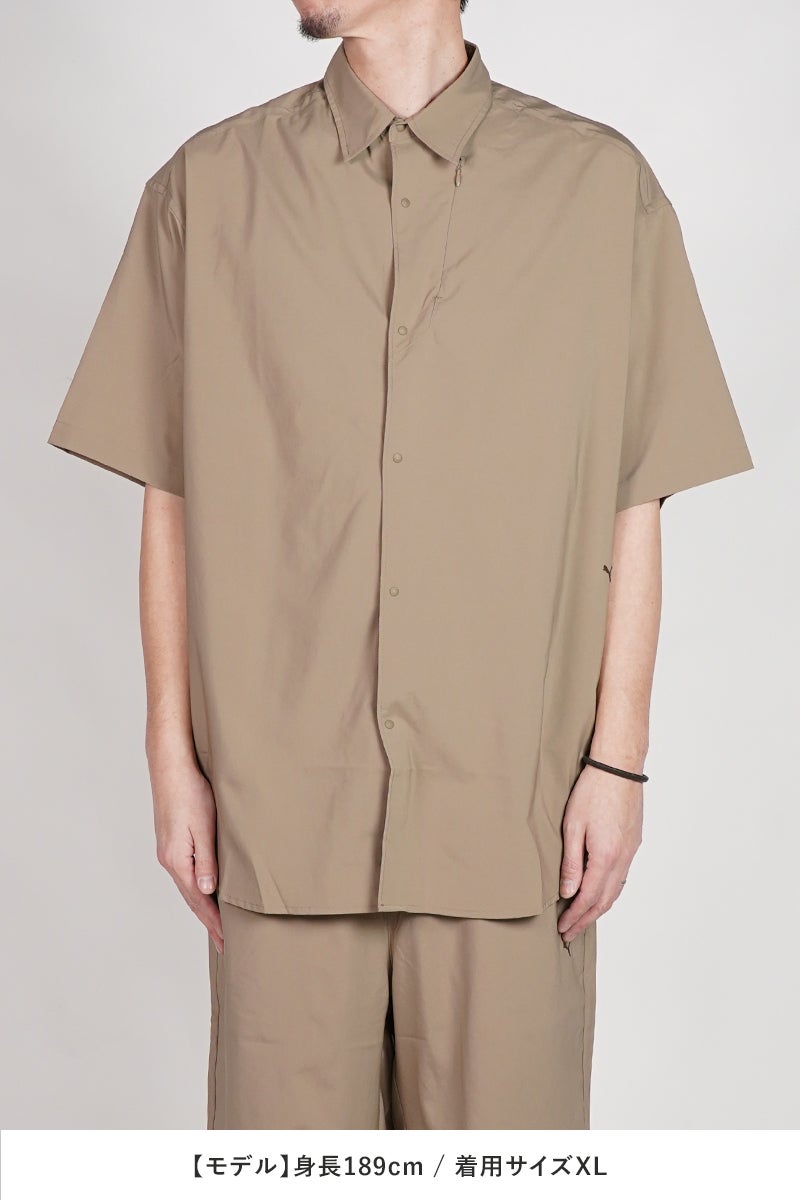 PROJECT PUMA PLUS.(プロジェクトプーマプラス) PUMA OVERSIZED SS SHIRT オーバーサイズ半袖シャツ 638057
