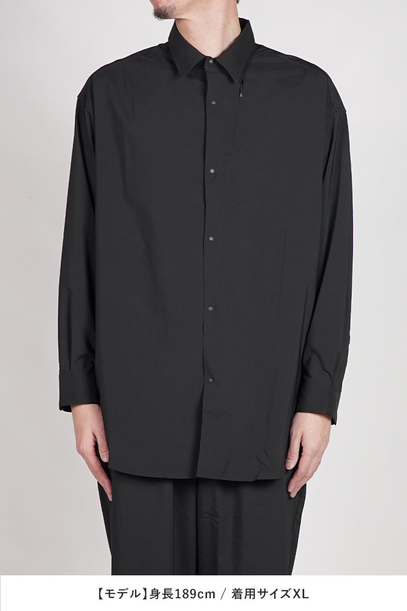  PROJECT PUMA PLUS.(プロジェクトプーマプラス) PUMA OVERSIZED LS SHIRT オーバーサイズ長袖シャツ 638058 