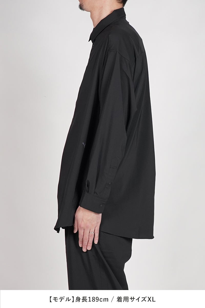  PROJECT PUMA PLUS.(プロジェクトプーマプラス) PUMA OVERSIZED LS SHIRT オーバーサイズ長袖シャツ 638058 