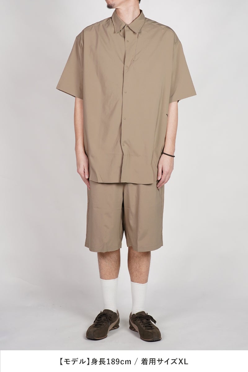 PROJECT PUMA PLUS.(プロジェクトプーマプラス) PUMA WEBBING SHORT PANTS ウェビングショートパンツ 638060 