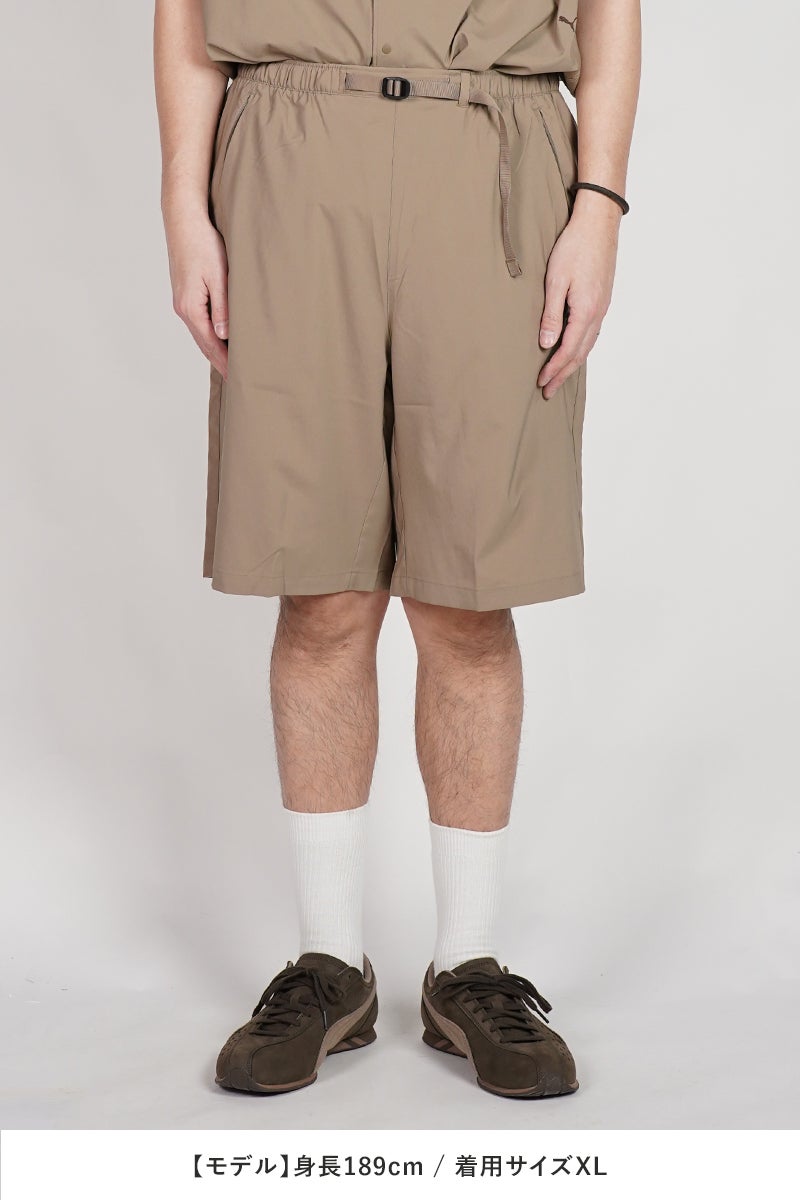 PROJECT PUMA PLUS.(プロジェクトプーマプラス) PUMA WEBBING SHORT PANTS ウェビングショートパンツ 638060 